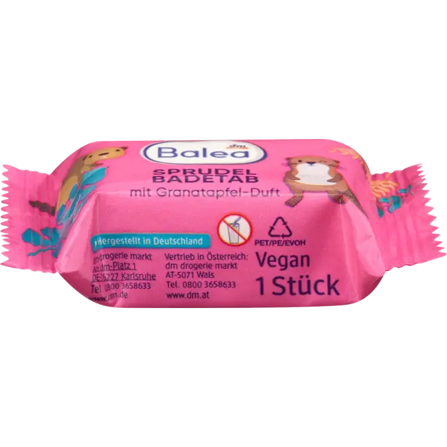 Balea Bruisbad Blokje Blauw, Roze of Geel 18.0 g