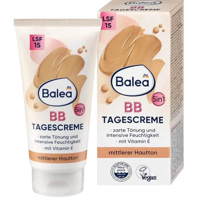 Balea BB Crème Medium Huidskleur SPF 15 50.0 ml