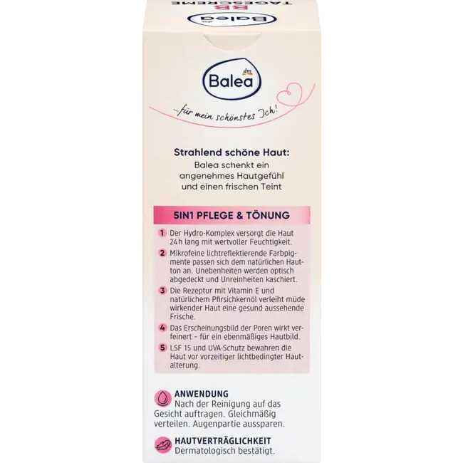 Balea BB Crème Medium Huidskleur SPF 15 50.0 ml