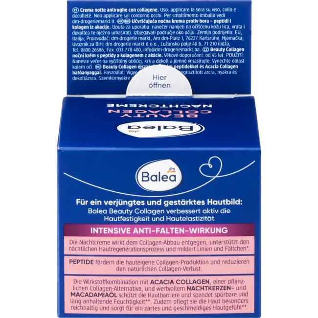 Balea Nachtcrème Beauty Collageen 50.0 ml