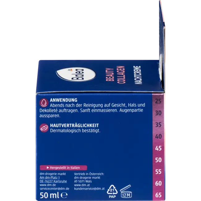 Balea Nachtcrème Beauty Collageen 50.0 ml