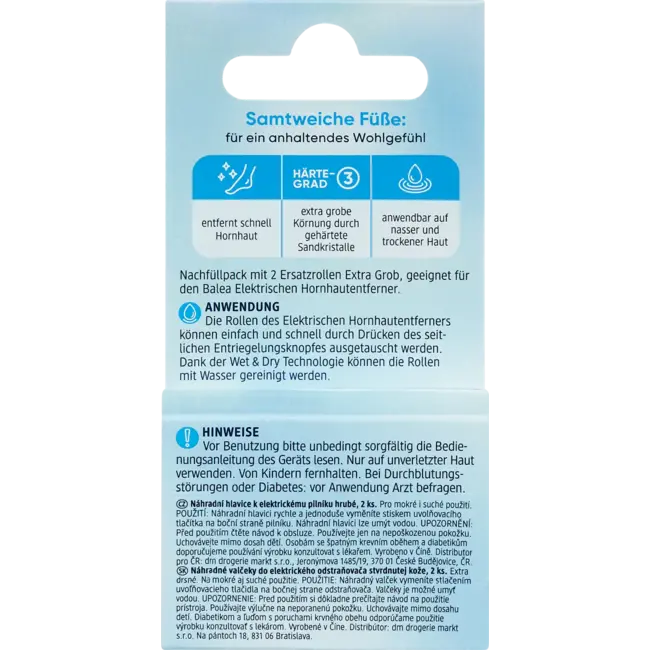 Balea Reserverollen Eeltverwijderaar (niveau 3) Extra Grof 2.0 St