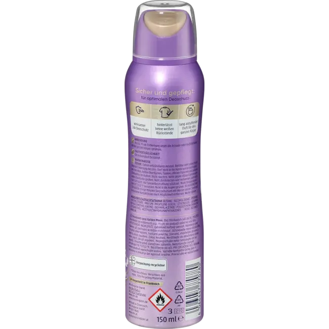 Balea Parfum Deospray Deodorant Golden Moon 150.0 ml