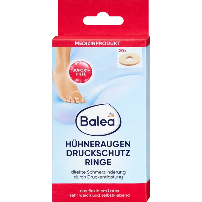 Balea Likdoorns Drukbeschermingsringen 20.0 St