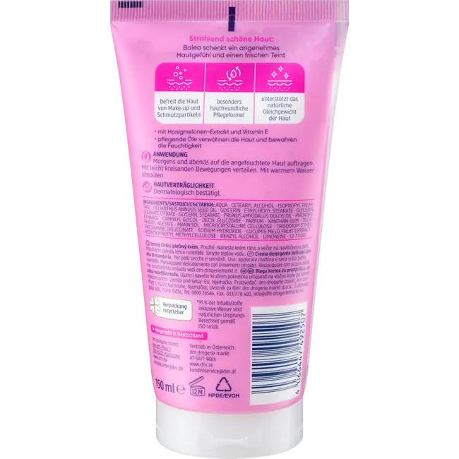 Balea Wascrème Zacht 150.0 ml