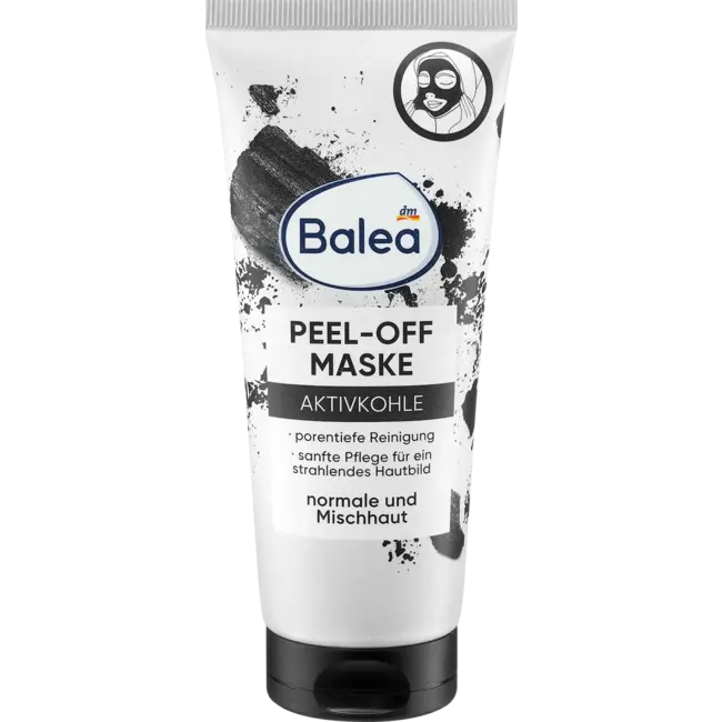 Balea Gezichtsmasker Peel-off Met Actieve Kool 100.0 ml
