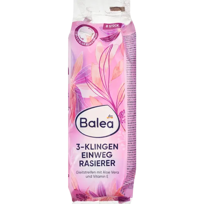 Balea Wegwerpscheermesjes 3-mesjes 8.0 St