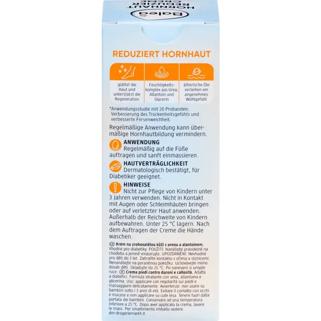 Balea Voetcrème Hoornhuid Verminderend Urea & Allantoïne 50.0 ml