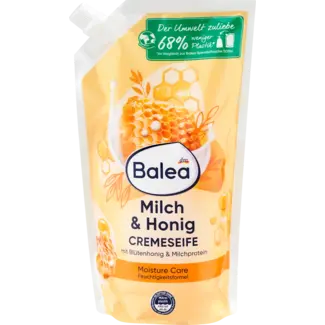 Balea Balea Roomzeep Melk & Honing, Navulverpakking