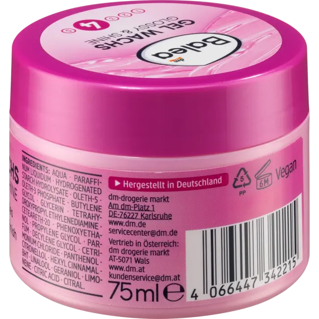 Balea Haargel Glossy & Shine Glans Wax 75.0 ml