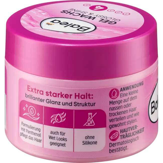 Balea Haargel Glossy & Shine Glans Wax 75.0 ml