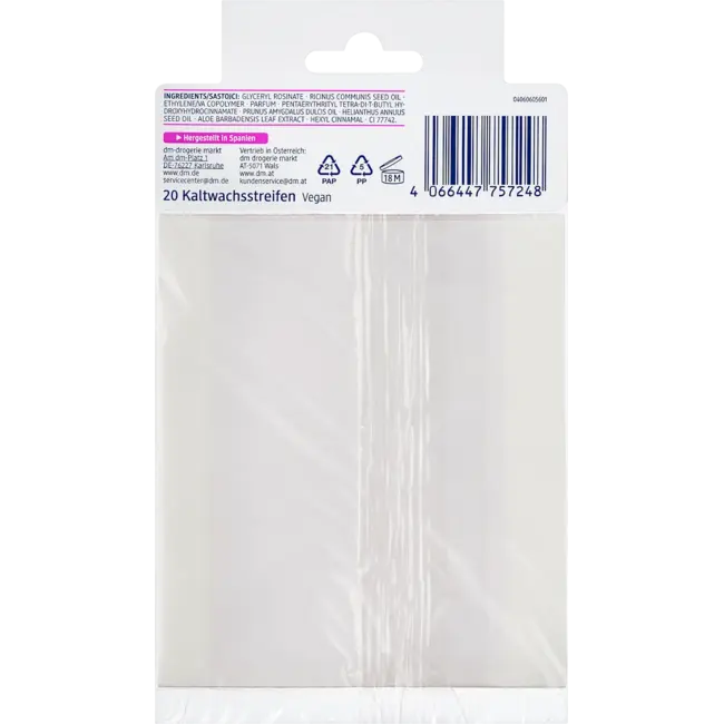 Balea Koude Waxstrips Wenkbrauwen 20.0 St