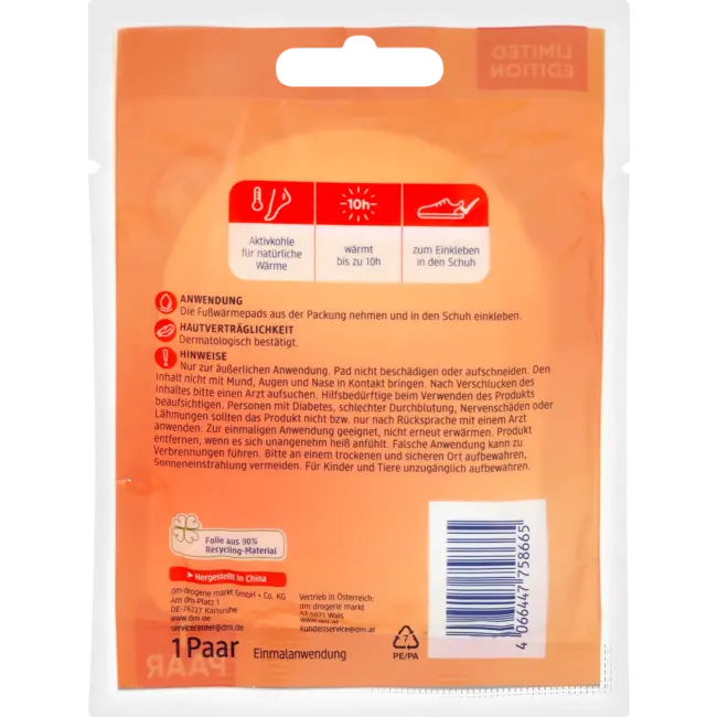 Balea Voetenwarmer (1 Paar) 2.0 St