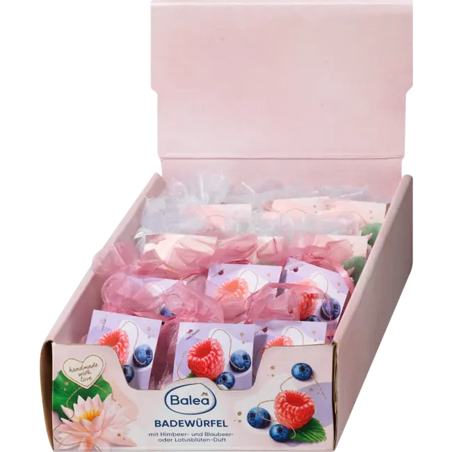 Balea Badblokje Lotusbloem of Bosbes 50.0 g