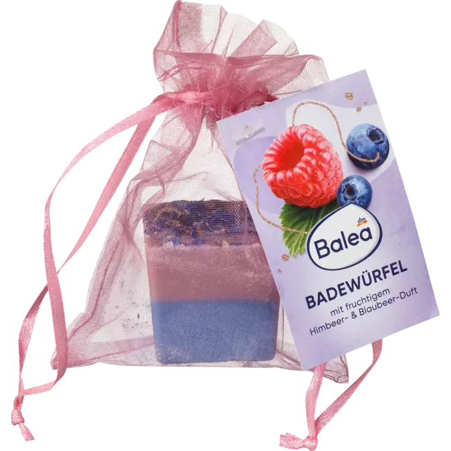 Balea Badblokje Lotusbloem of Bosbes 50.0 g