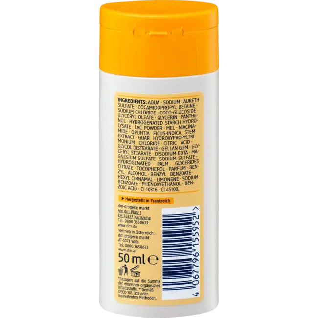 Balea Crèmedouche Melk & Honing, Reisformaat 50.0 ml