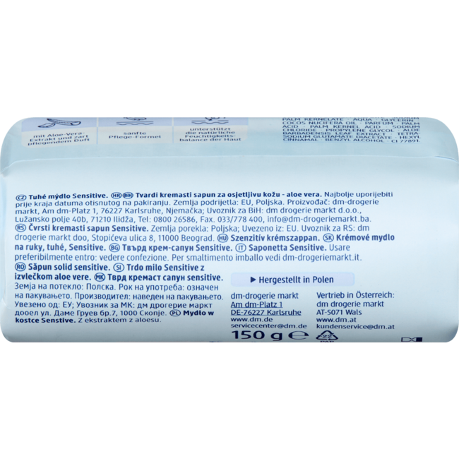 Balea Vaste Crèmezeep Sensitive 150.0 g