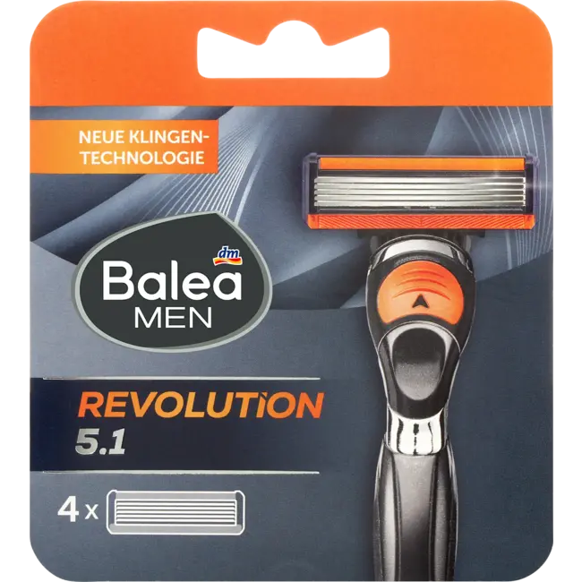 Balea MEN Revolution 5.1 Navulmesjes 4st