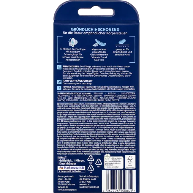 Balea MEN Scheermes Precision Body 1 St