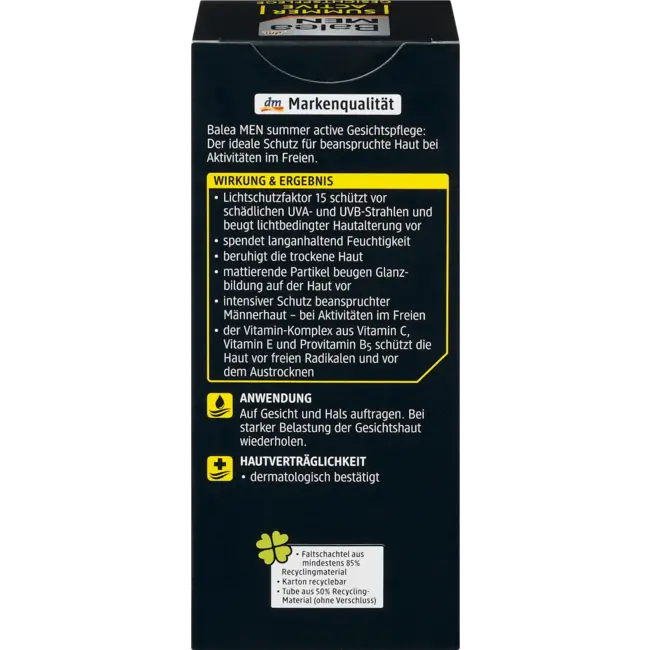 Balea MEN Gezichtscrème Summer Active 75 ml