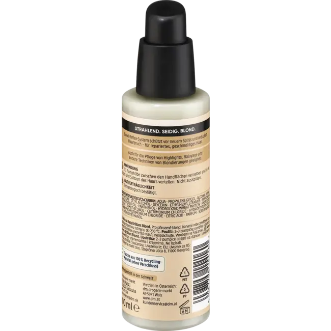 Balea PROFESSIONAL Leave-in Serum Brilliant Blond Hair Sealer 100 ml