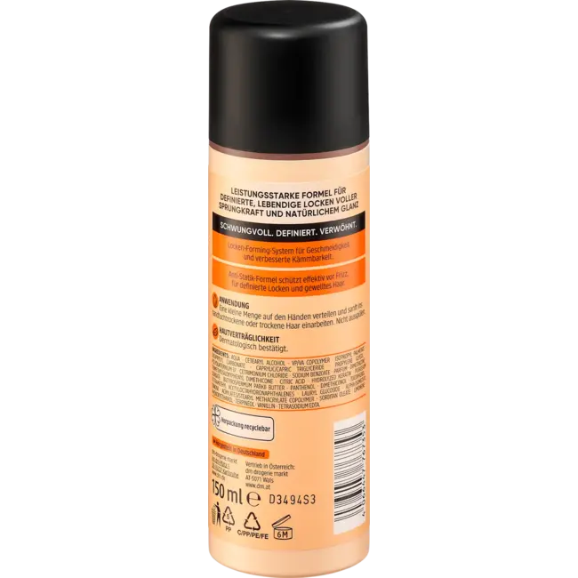 Balea PROFESSIONAL Styling Cream Droomkrullen 150 ml