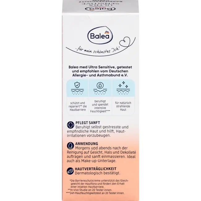 Balea med Dagcrème Barrièrebescherming Ultra Sensitive 50.0 ml