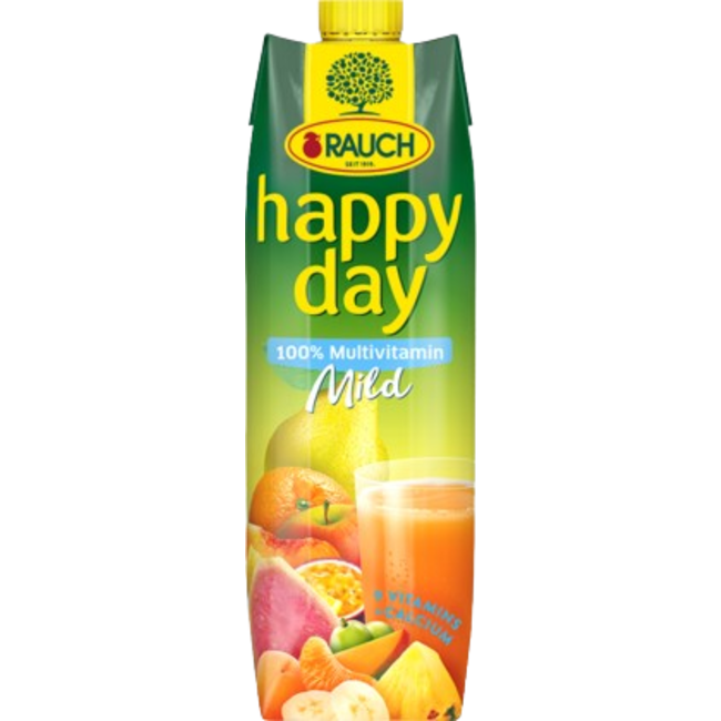 Rauch Happy Day Fruitsap 100% Multivitamine Mild 1L