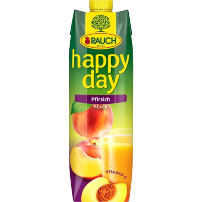 Rauch Happy Day Fruitsap Perzik 1L