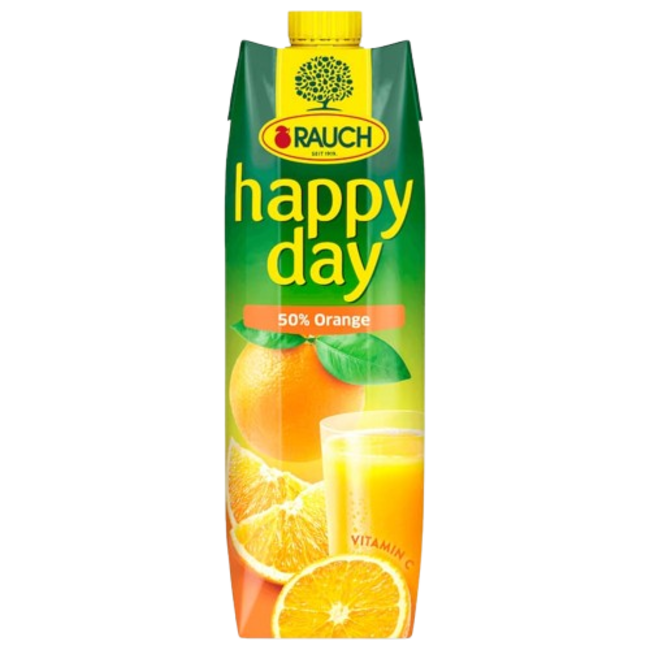 Rauch Happy Day Fruitsap 50% Sinasappel 1L