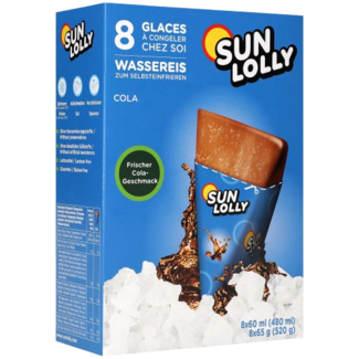 SUN LOLLY Sun Lolly Waterijs Cola 8st
