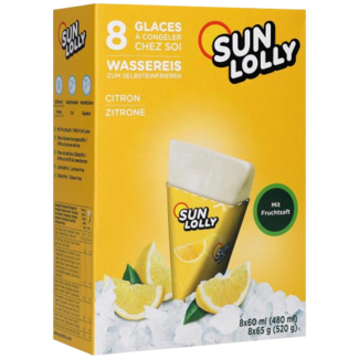 SUN LOLLY Sun Lolly Waterijs Citroen 8st