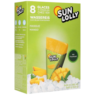 SUN LOLLY Sun Lolly Waterijs Mango 8st