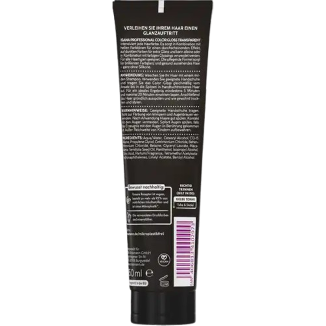 ISANA Professional Color Gloss Transparant 150ml