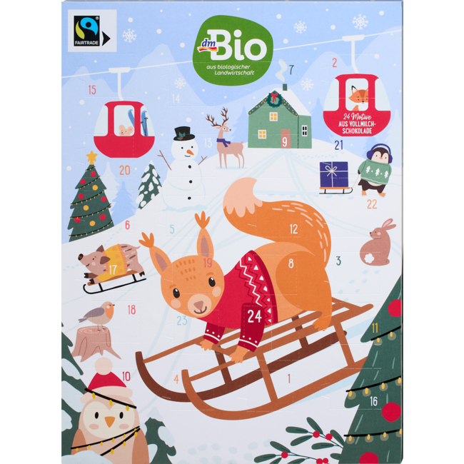 dmBio Adventskalender 2025 Chocolade