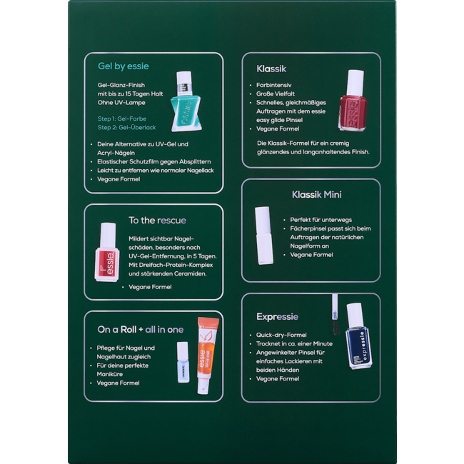 essie Adventskalender 2025 Nagellak en Verzorgingsproducten 1 St