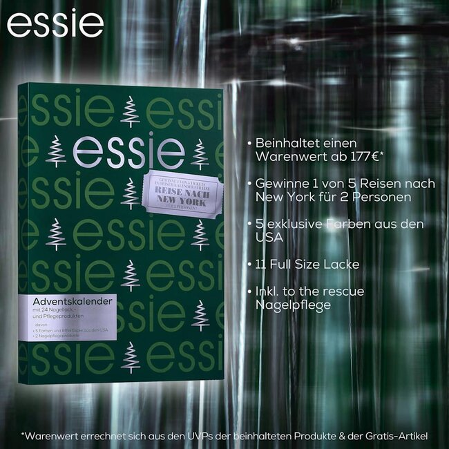 essie Adventskalender 2025 Nagellak en Verzorgingsproducten 1 St