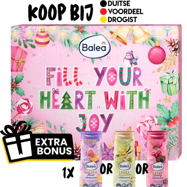 Balea Adventskalender 2025 Fill Your Heart With Joy