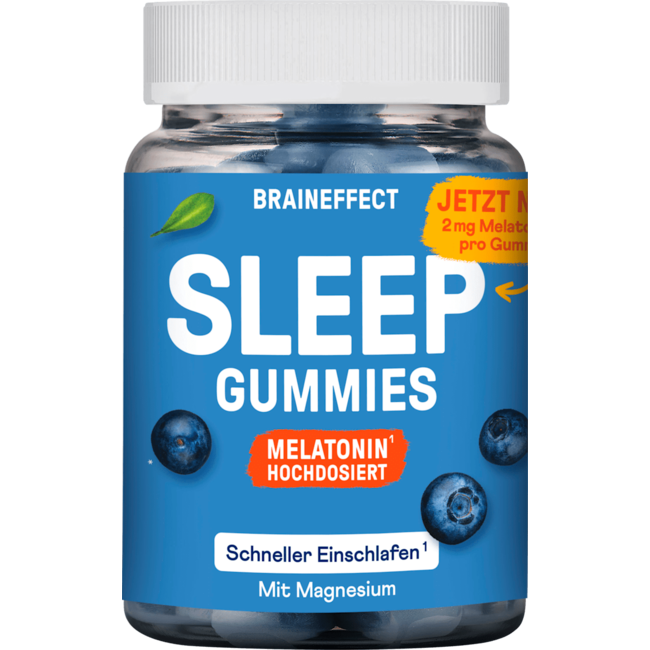 BRAINEFFECT Sleep Gummies Blaubeere 30 Stuks 105 g