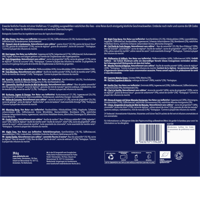 Pukka Wellness Thee Adventskalender 2025