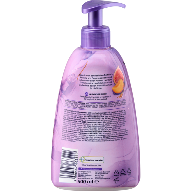Balea Cremeseife Oriental Plum, 500 ml 