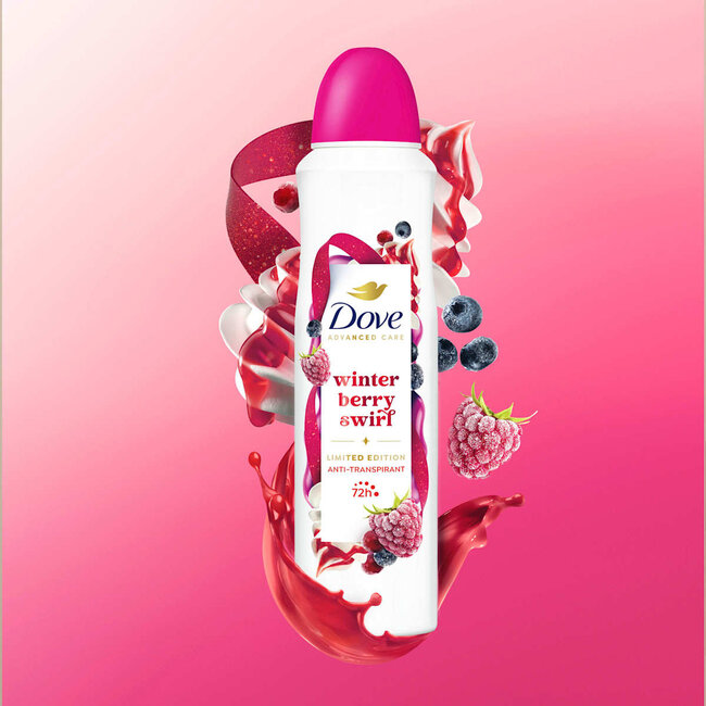 Dove Antitranspirant Deospray Advanced Care Winter Berry Swirl 150.0 ml