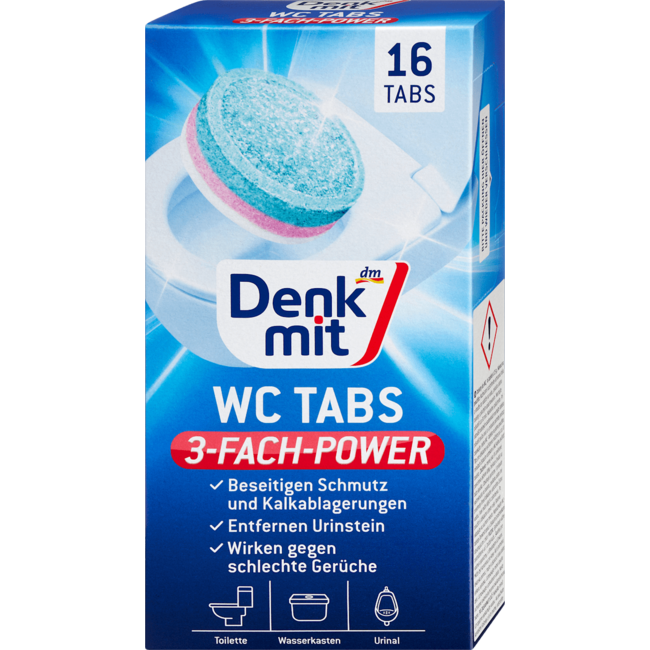 Denkmit WC Tabs  3-fasen Power 16 St