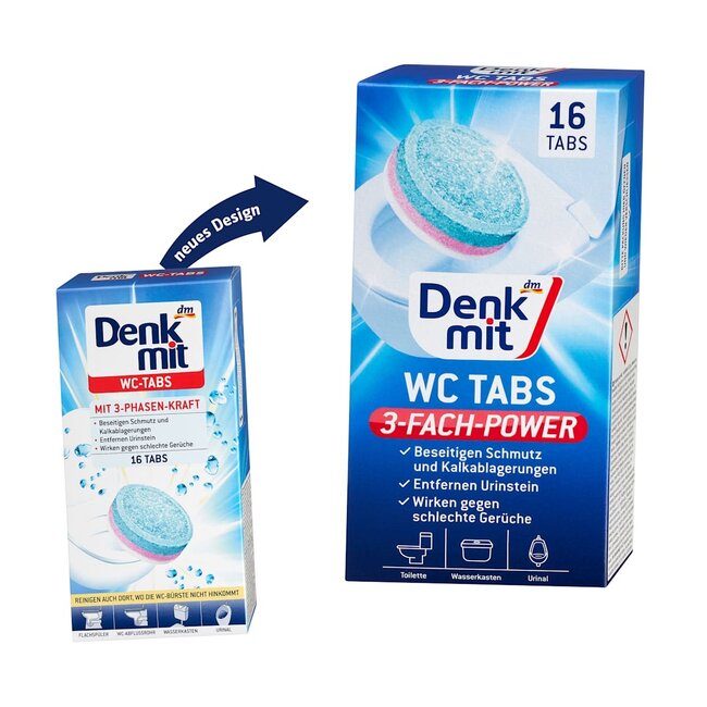 Denkmit WC Tabs  3-fasen Power 16 St