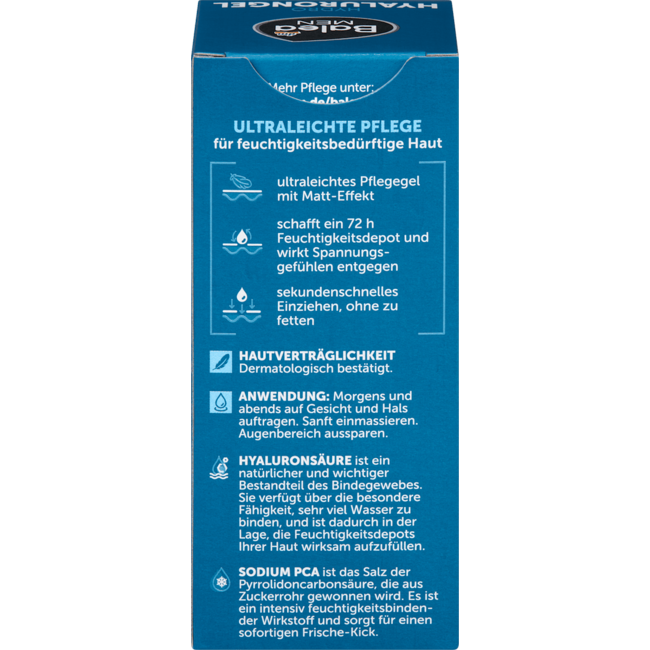 Balea MEN Hyaluron Hydrogel Fresh 75 ml