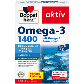 Doppelherz Doppelherz Omega-3 1400 Kapseln 120 St