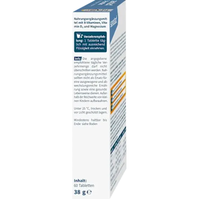 sanotact B-complex + Magnesium + Vitamine D3 Tabletten 40 Stuks 25 g