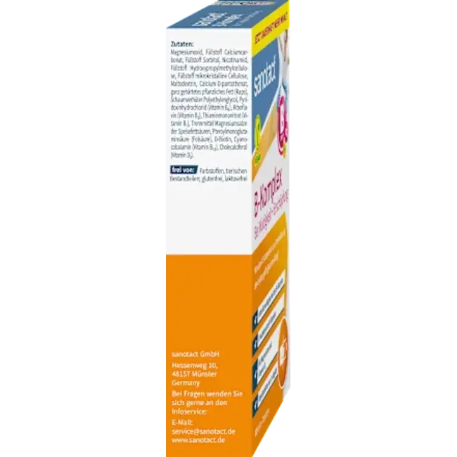 sanotact B-complex + Magnesium + Vitamine D3 Tabletten 40 Stuks 25 g