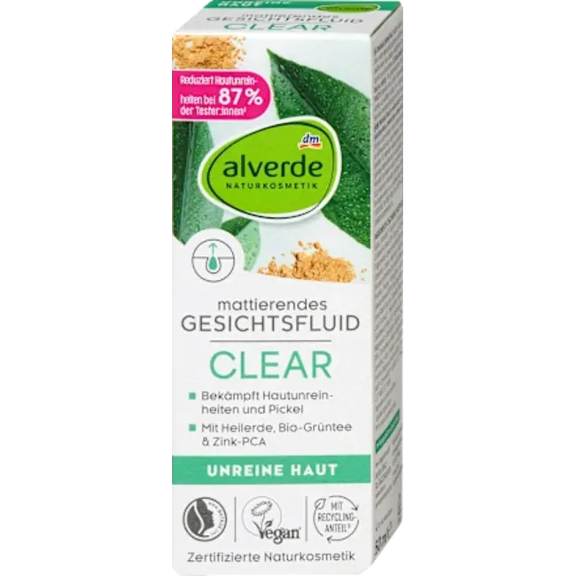 alverde NATURKOSMETIK Clear Gezichtsfluid 50 ml