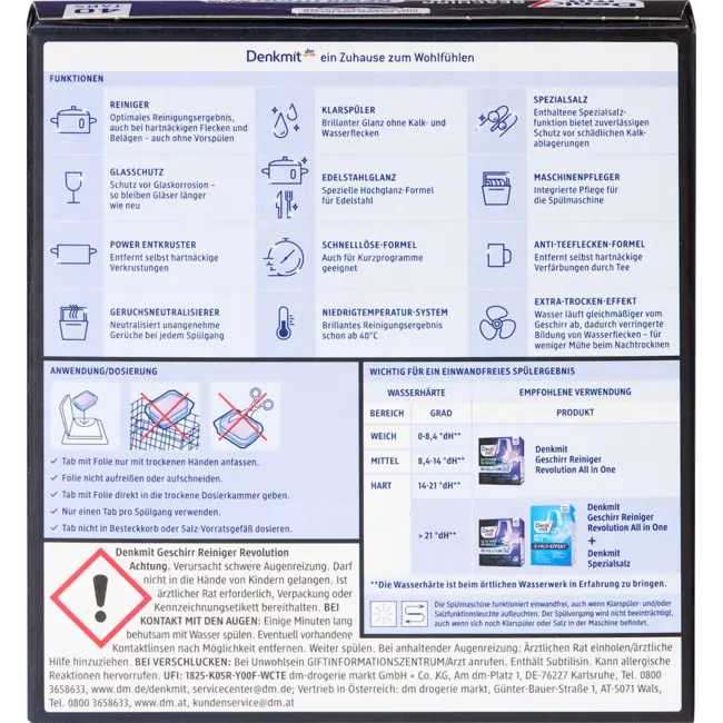 Denkmit Vaatwastabletten Multi-power Revolution 40 St